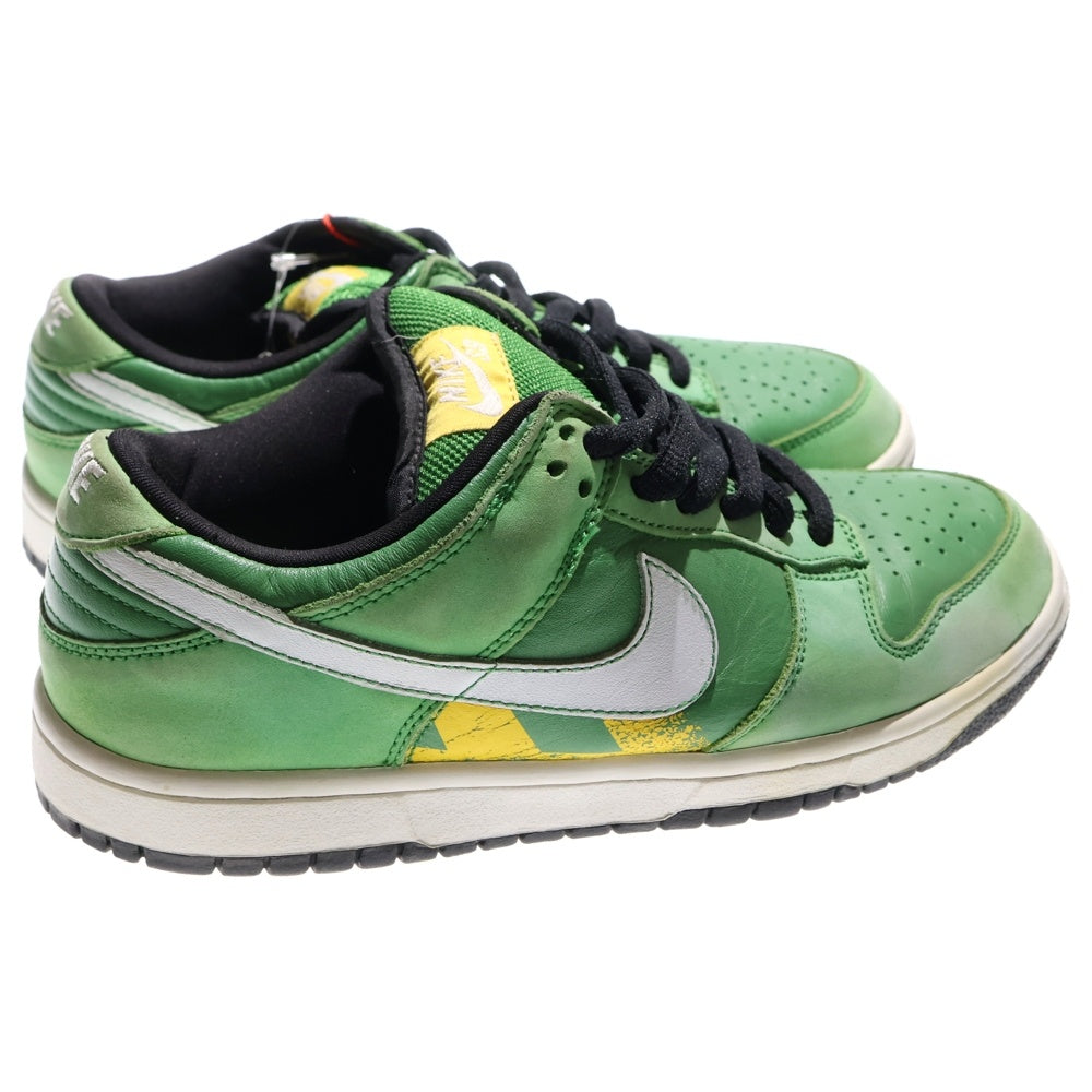 NIKE SB(ナイキエスビー) 【観賞用 2006年製】NIKE DUNK LOW PRO SB GREEN/TAXI PACK 304292-311 ダンクSB 東京無線タクシー ローカットスニーカー シューズ グリーン US8.5/26.5cm