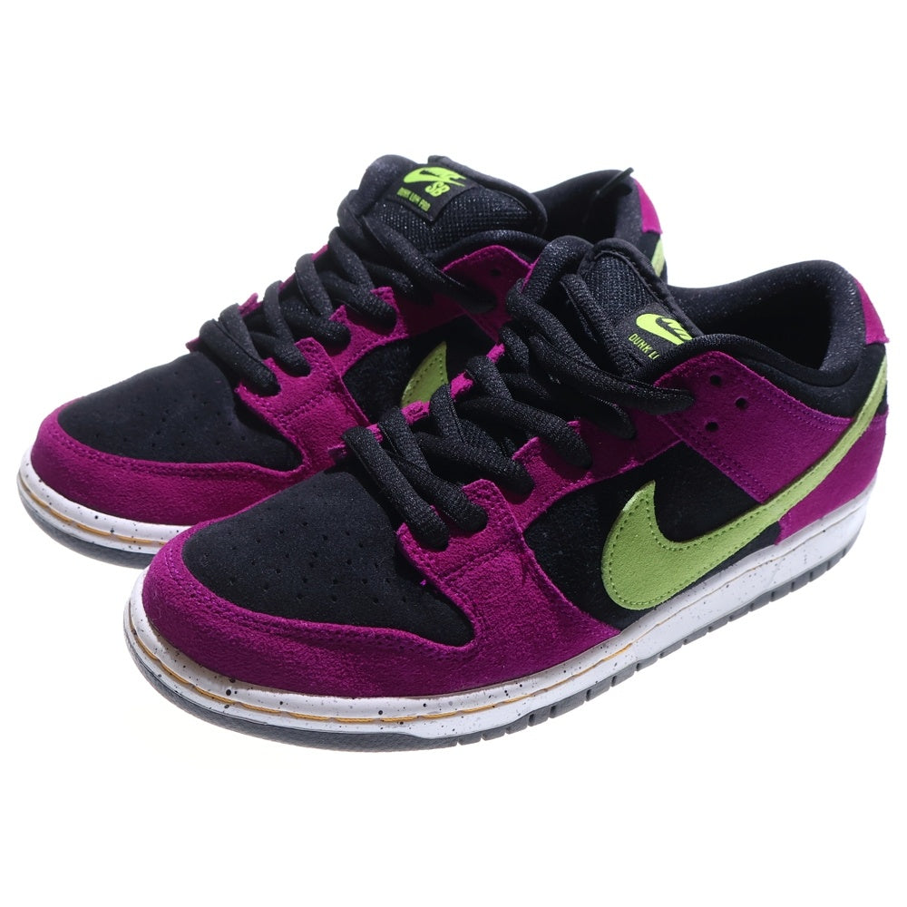 NIKE SB(ナイキエスビー) SB DUNK LOW PRO RED PLUM BQ6817-501 ダンク レッドプラム ローカットスニーカー パープル/ブラック US8/26cm