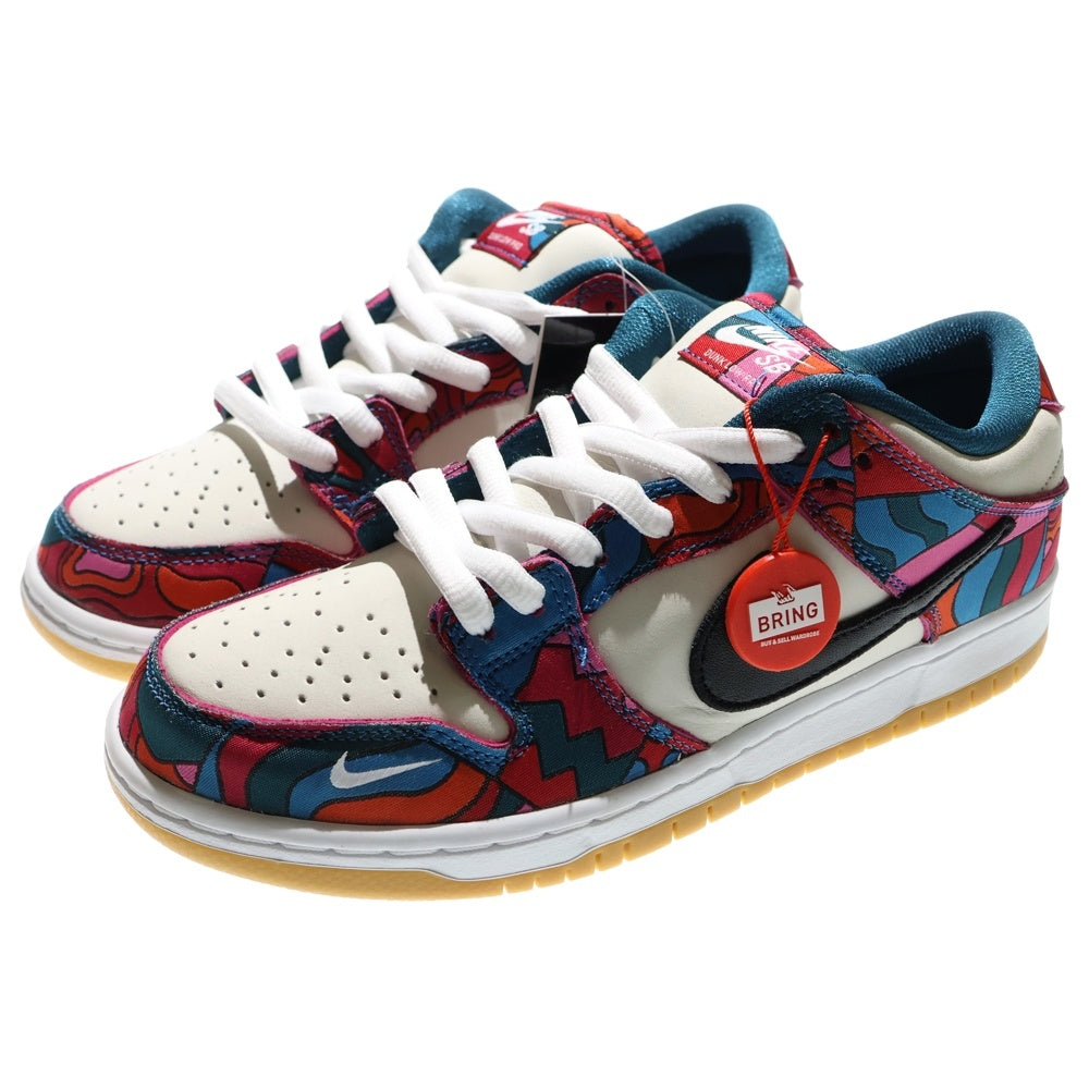 NIKE SB(ナイキエスビー) ×PIET PARRA DUNK LOW PRO QS ABSTRACI ART DH7695-600 ピートパラ ダンク アブストラクトアート ローカットスニーカー マルチカラー US8/26cm