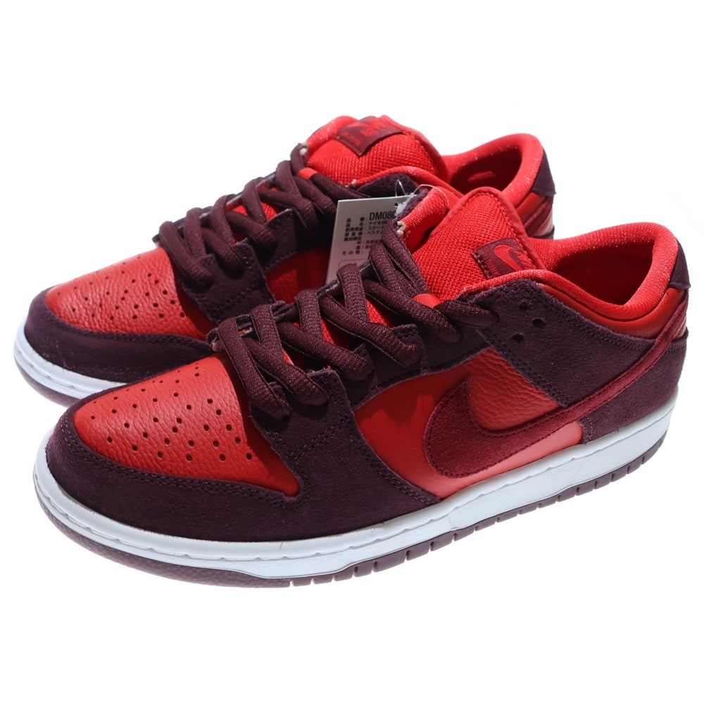 NIKE SB(ナイキエスビー) DUNK LOW PRO CHERRY DM0807-600 ダンクロープロ チェリー ローカットスニーカー シューズ レッド US9/27cm