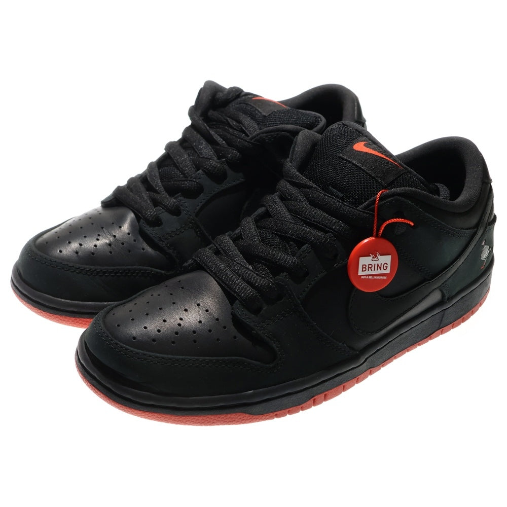 NIKE SB(ナイキエスビー) ×STAPLE DUNK LOW TRD QS Black Pigeon 883232-008 ×ステイプル ダンクロウ ブラックピジョン ローカットスニーカー ブラック US8.5/26.5cm