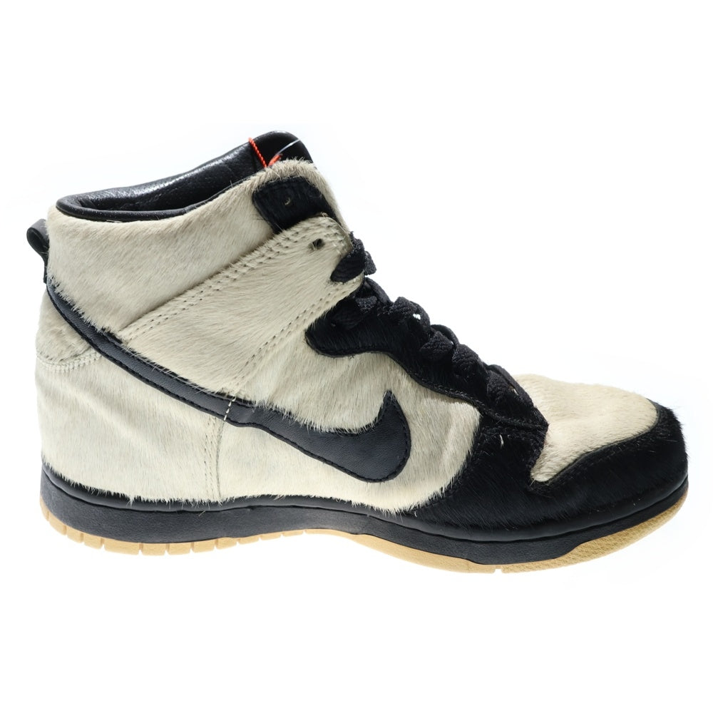 NIKE SB(ナイキエスビー) 【鑑賞用 2008年製】DUNK HIGH PREMIUM UENO-PANDA 323955-101 ダンク 上野パンダ ハイカットスニーカー レディース ホワイト/ブラック US7/25cm