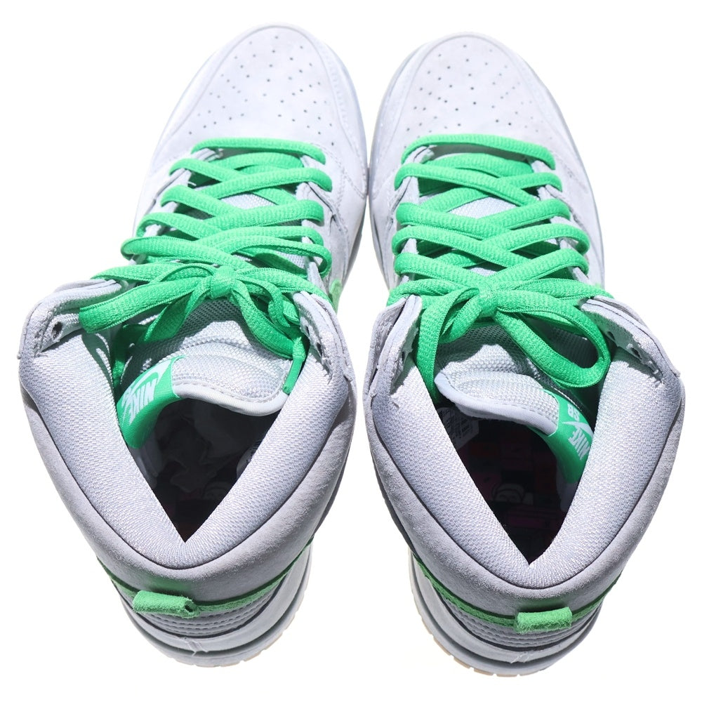 NIKE SB(ナイキエスビー) DUNK HIGH SILVER BOX 313171-039 ダンク シルバー ボックス ハイカットスニーカー グレー US9/27.0cm