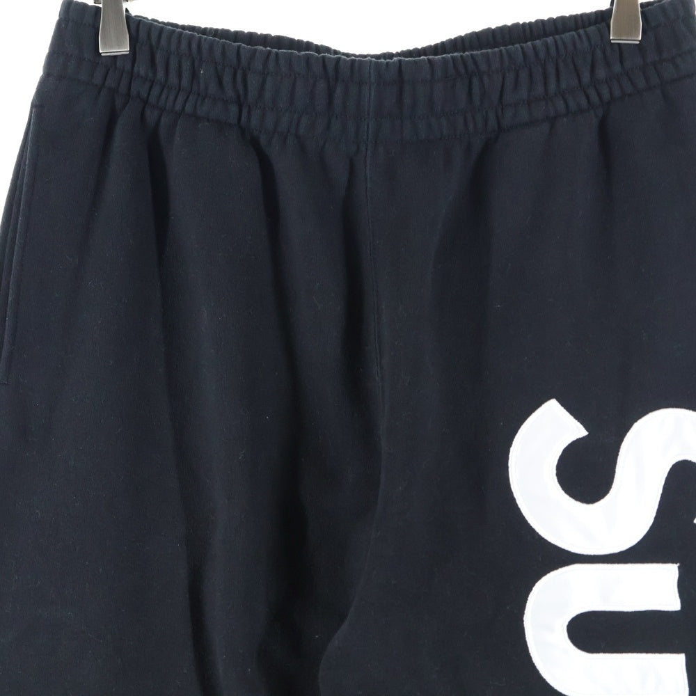 SUPREME(シュプリーム) 25AW Satin Applique Sweatpant サテン アップリケ スウェットパンツ ブラック