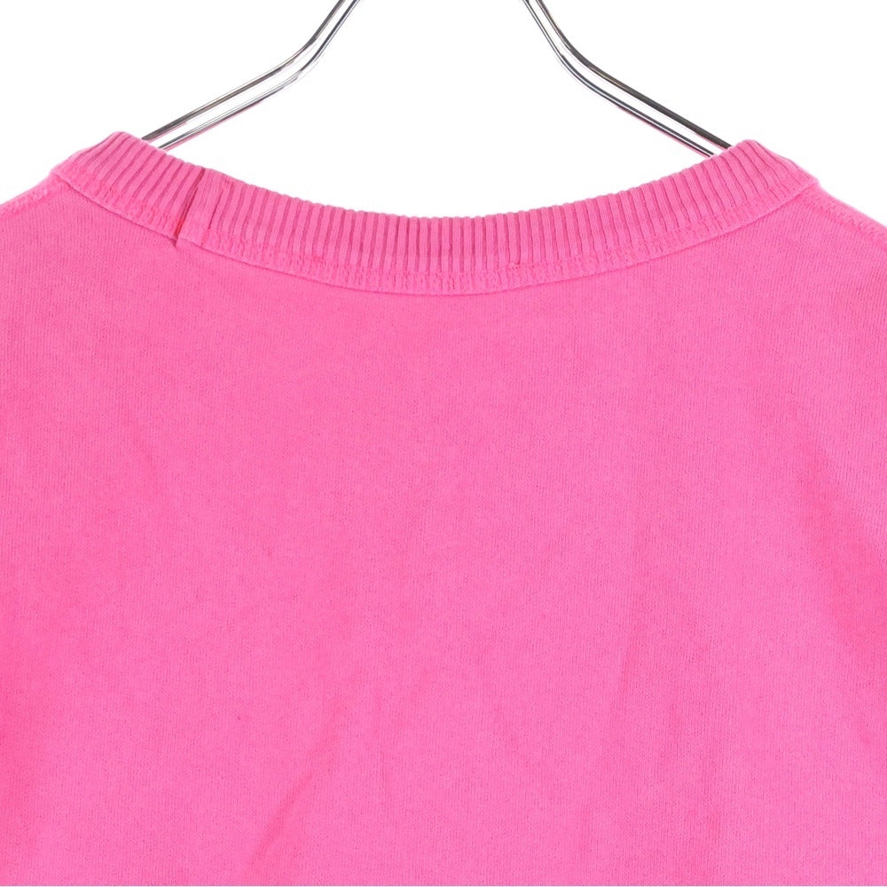 Acne Studios(アクネ ストゥディオズ) スタンプロゴ クルーネックスウェットトレーナー ピンク FN-MN-SWEA000342