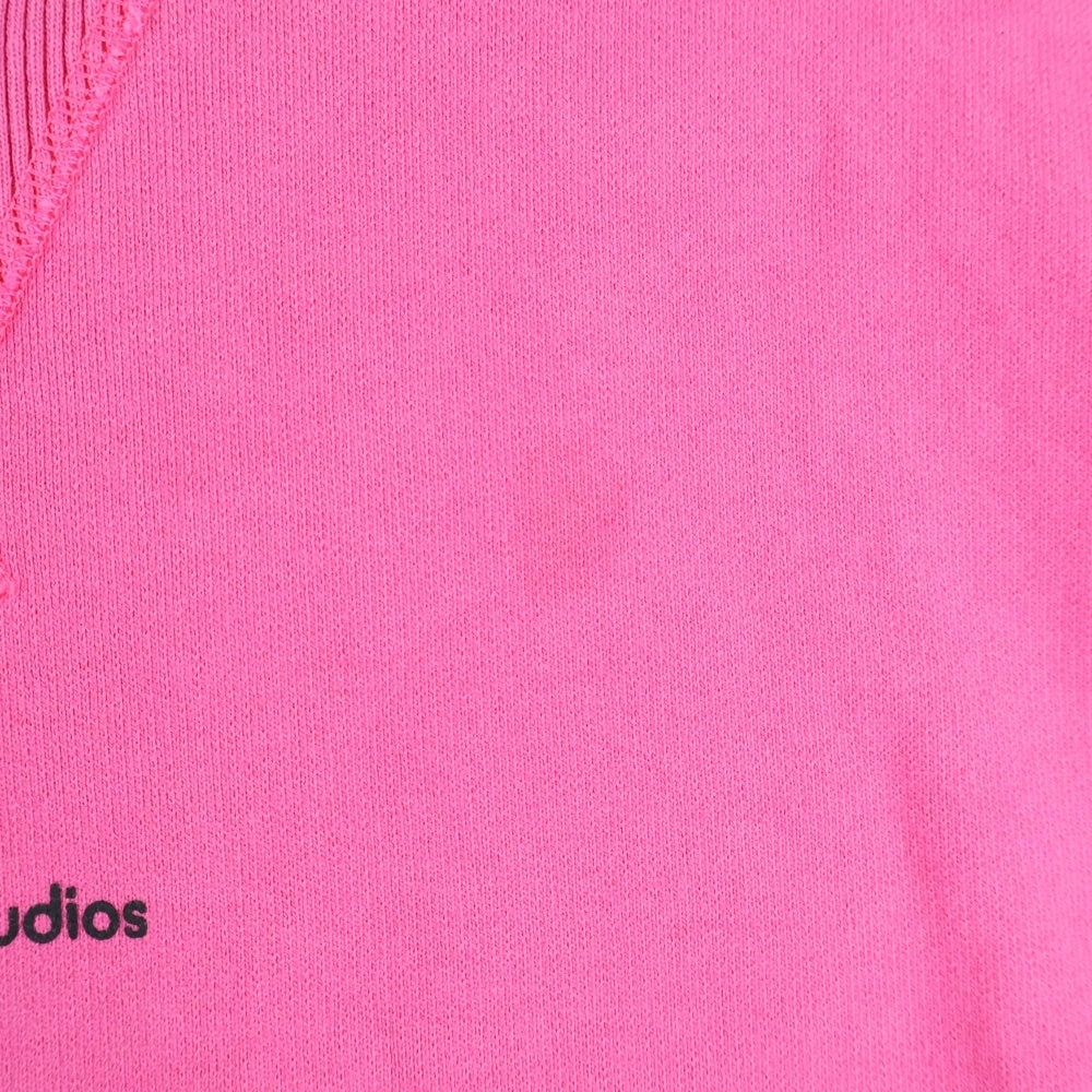 Acne Studios(アクネ ストゥディオズ) スタンプロゴ クルーネックスウェットトレーナー ピンク FN-MN-SWEA000342