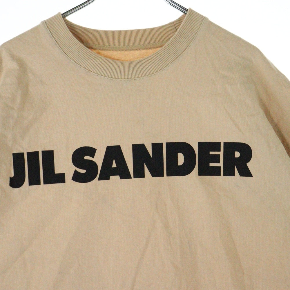 JIL SANDER(ジルサンダー) 24SS Logo S/S T-Shirt J21GC0001 J20215 ロゴ クルーネック半袖Tシャツカットソー ベージュ