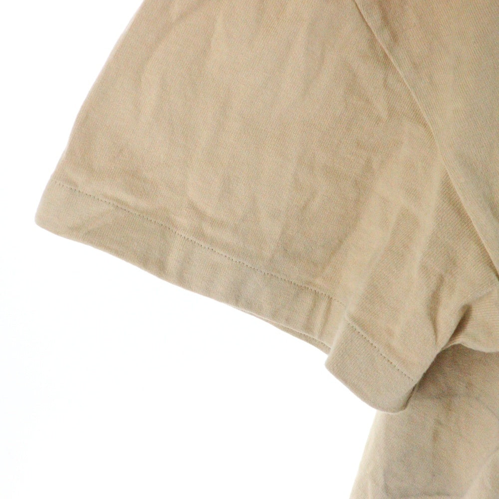 JIL SANDER(ジルサンダー) 24SS Logo S/S T-Shirt J21GC0001 J20215 ロゴ クルーネック半袖Tシャツカットソー ベージュ