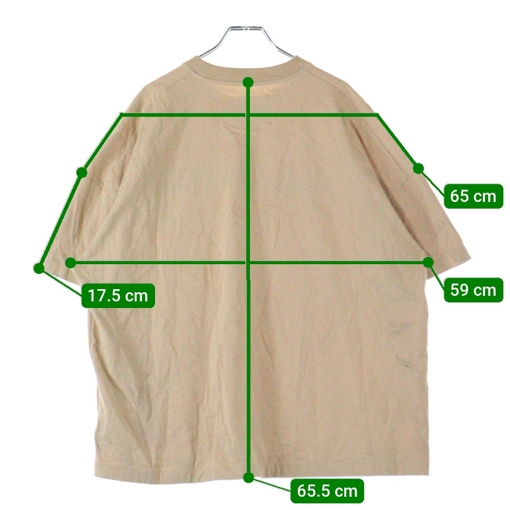 JIL SANDER(ジルサンダー) 24SS Logo S/S T-Shirt J21GC0001 J20215 ロゴ クルーネック半袖Tシャツカットソー ベージュ