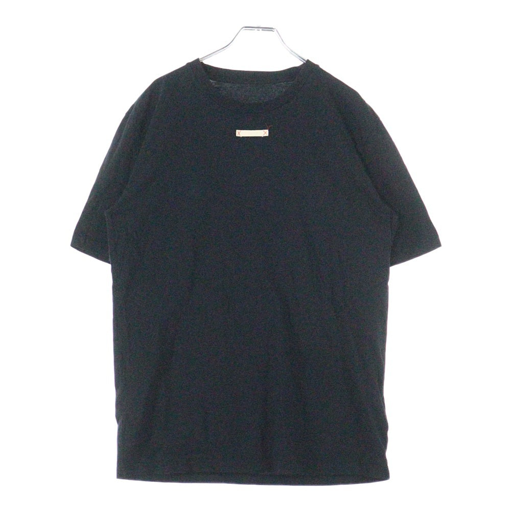 Maison Margiela 10(メゾン マルジェラ) 21AW フロントタグ クルーネック半袖Tシャツカットソー ブラック S50GC0658 S20079