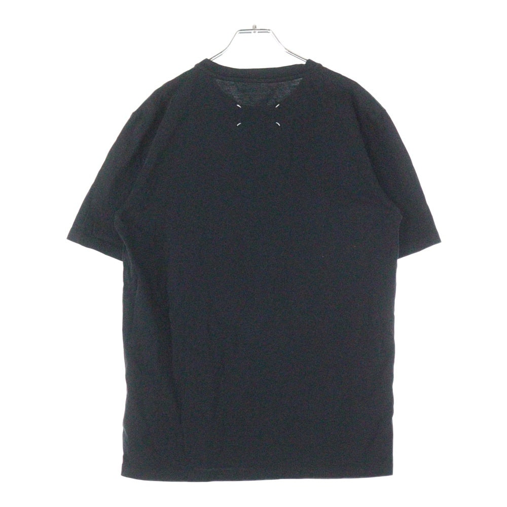 Maison Margiela 10(メゾン マルジェラ) 21AW フロントタグ クルーネック半袖Tシャツカットソー ブラック S50GC0658 S20079