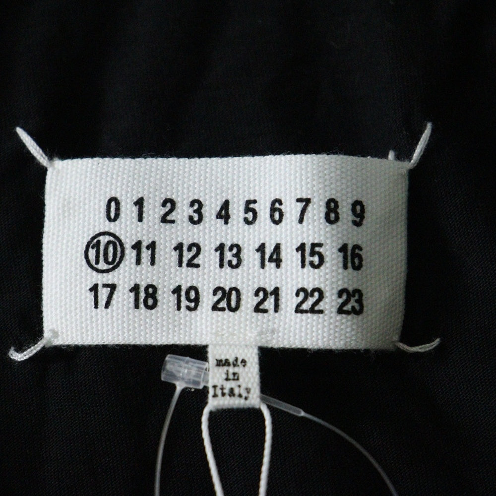 Maison Margiela 10(メゾン マルジェラ) 21AW フロントタグ クルーネック半袖Tシャツカットソー ブラック S50GC0658 S20079