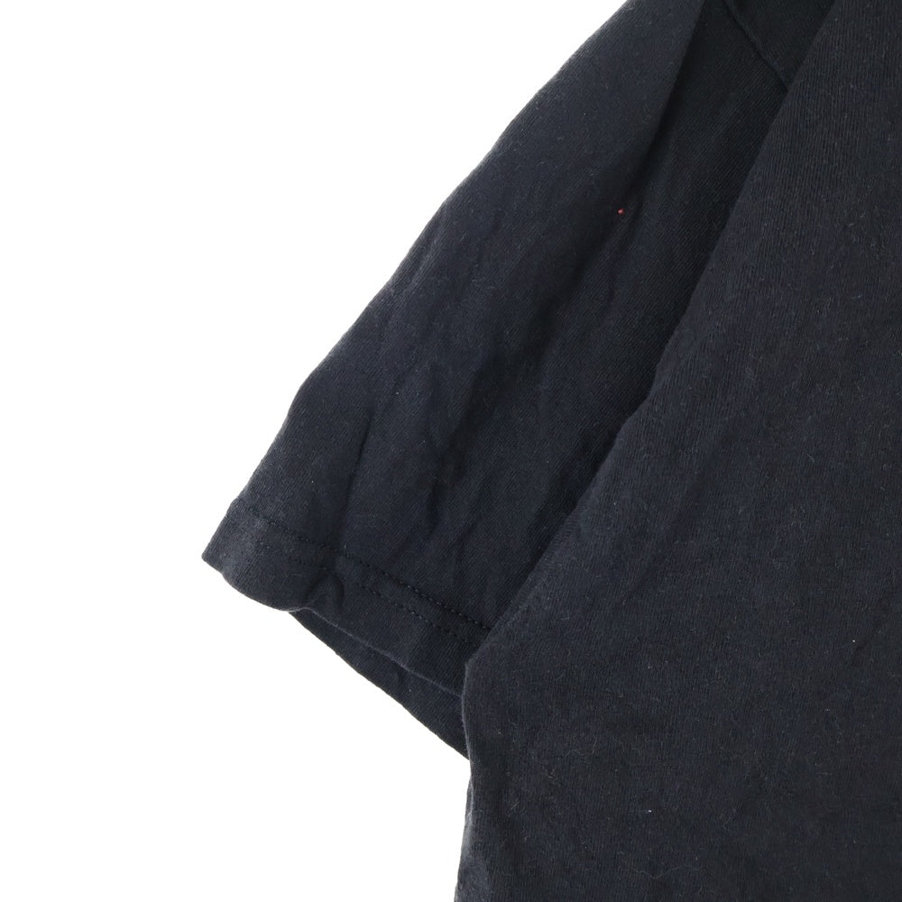 WACKO MARIA(ワコマリア) ×NECK FACE Back Print CREW NECK T-SHIRT NECFACE-WM-TEE28 ×ネックフェイス バックプリント クルーネック半袖Tシャツカットソー ブラック