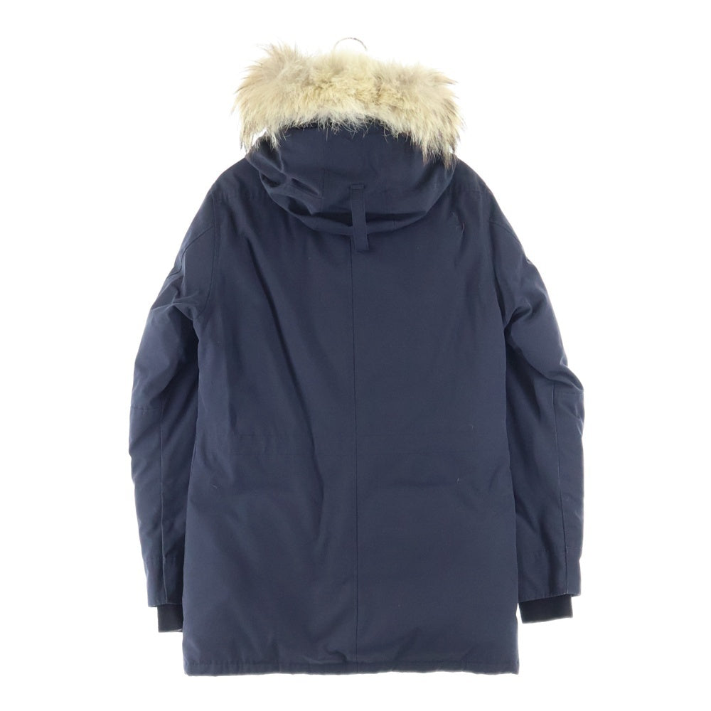 CANADA GOOSE(カナダグース) BROOKFIELD PARKA 2300JM ブルックフィールド ロゴワッペン ダウンジャケット ファーフーディ ネイビー