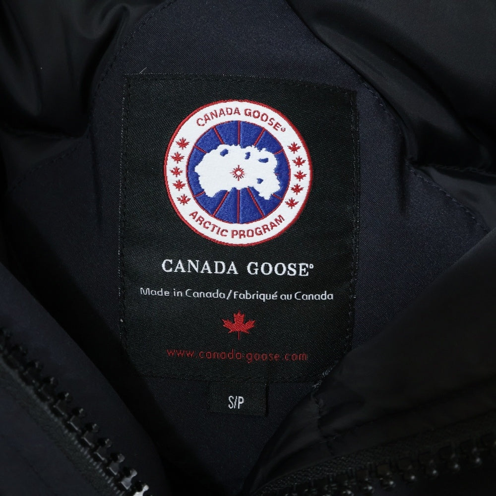 CANADA GOOSE(カナダグース) BROOKFIELD PARKA 2300JM ブルックフィールド ロゴワッペン ダウンジャケット ファーフーディ ネイビー