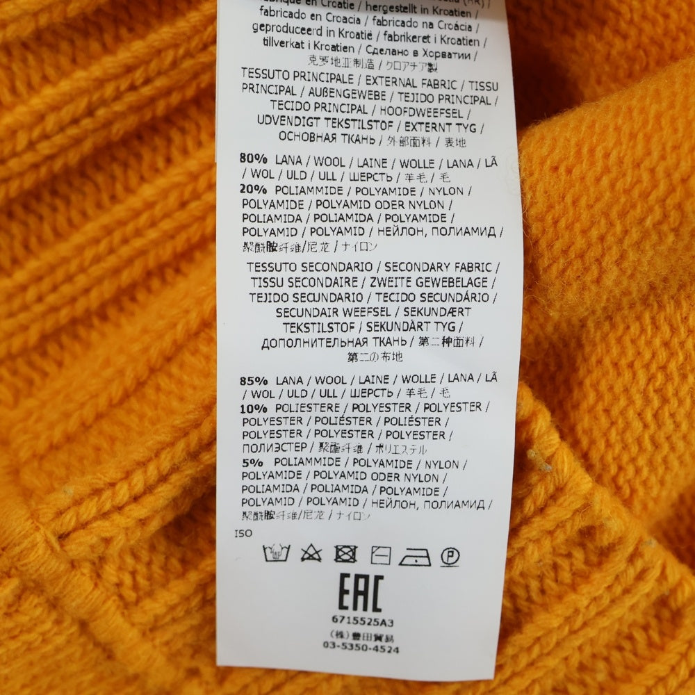 STONE ISLAND(ストーンアイランド) Logo Patch Hooded Cardigan 6715525A3 ロゴワッペン フーデット ジップカーディガン フーディー オレンジ