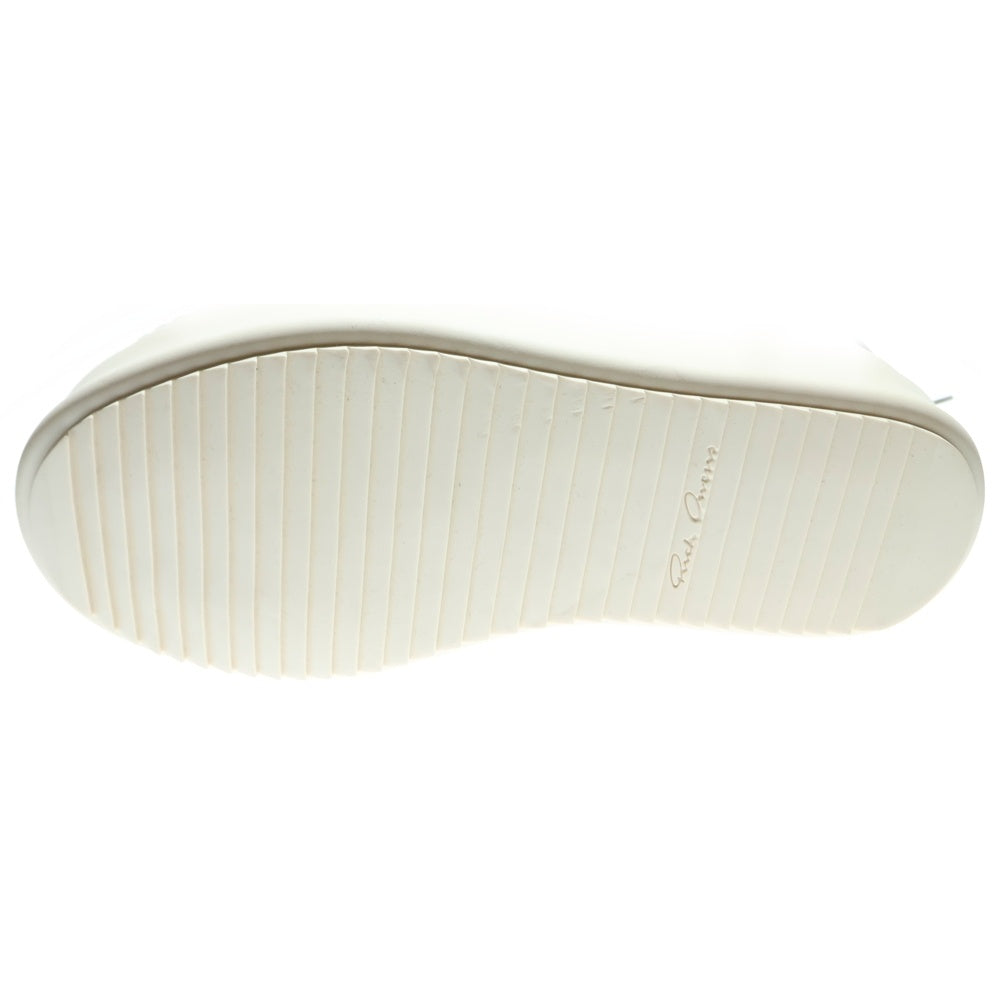 MONCLER(モンクレール) 23AW ×Rick Owens BIG ROCKS PADDED BOOTS I209N4H00020 M3863 ×リックオウエンス パデットブーツ ロゴダウンブーツ ブラック/ホワイト