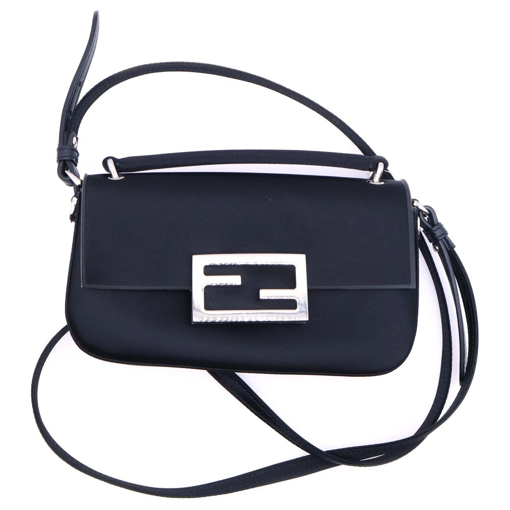 FENDI(フェンディ) Mini Baguette Bag ミニバゲット サテン ショルダー