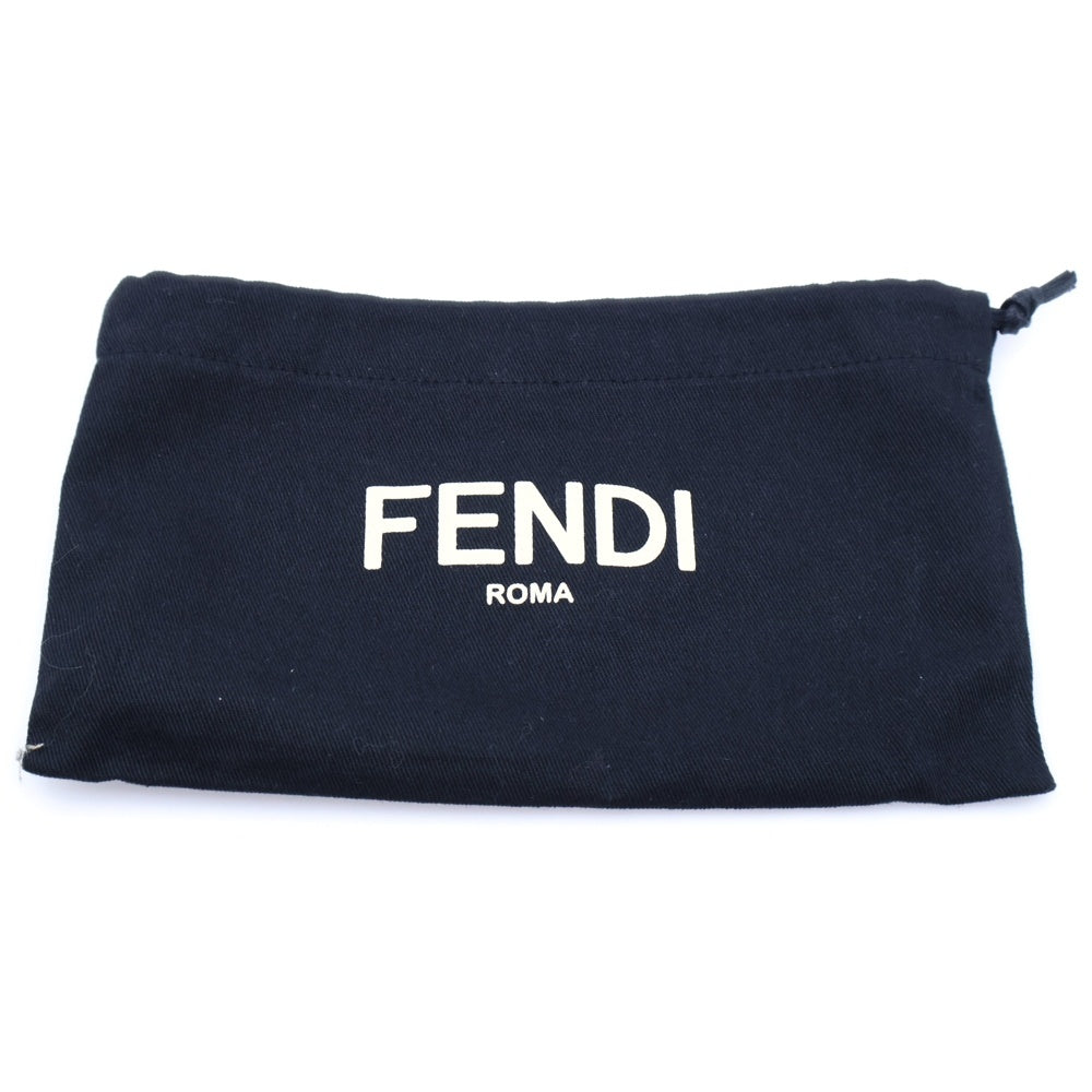 FENDI(フェンディ) Mini Baguette Bag ミニバゲット サテン ショルダーバッグ フォンポーチ ブラック 7AS142