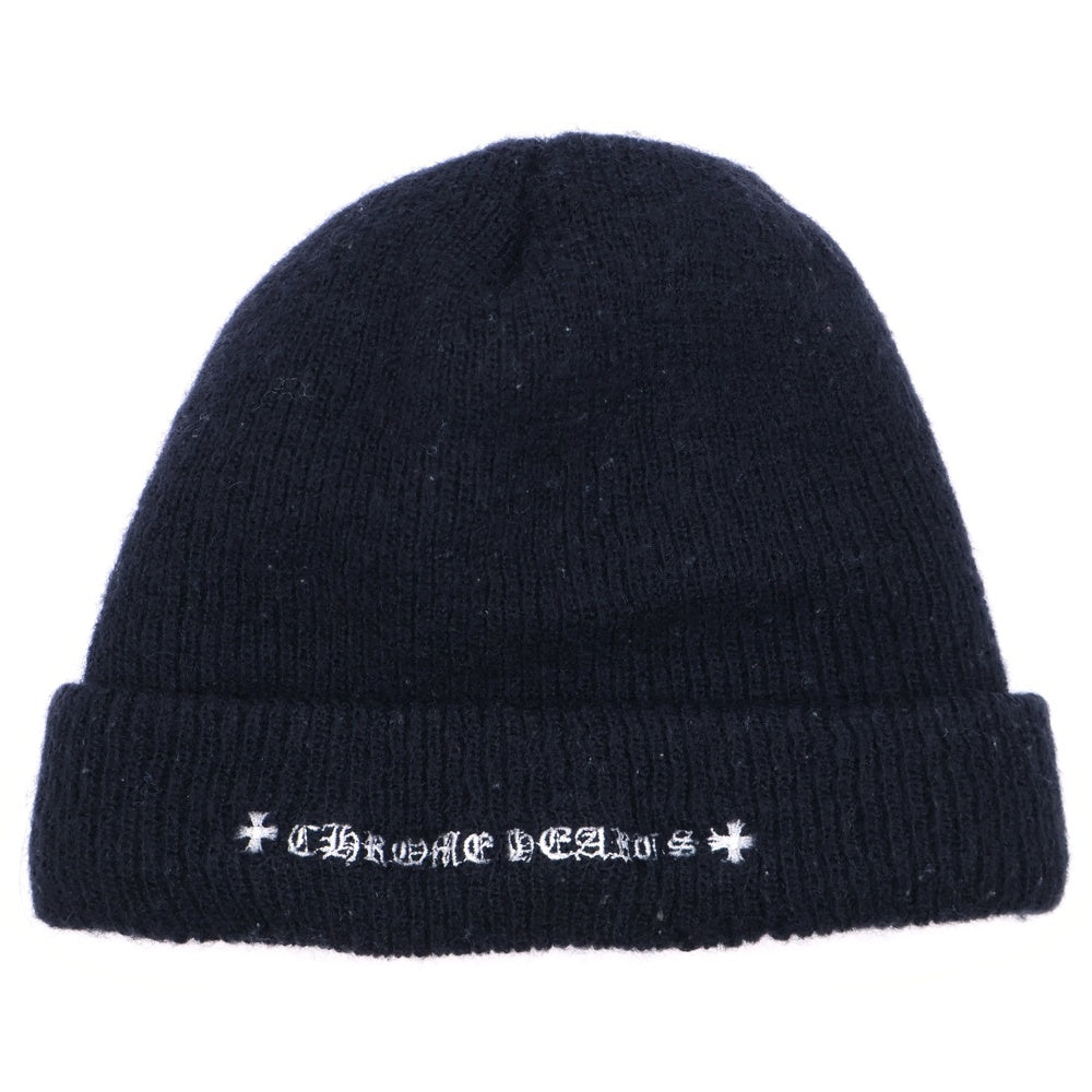 CHROME HEARTS(クロムハーツ) WOOL WATCH CAP ウールワッチキャップ CHプラス刺繍ビーニー帽子 ブラック