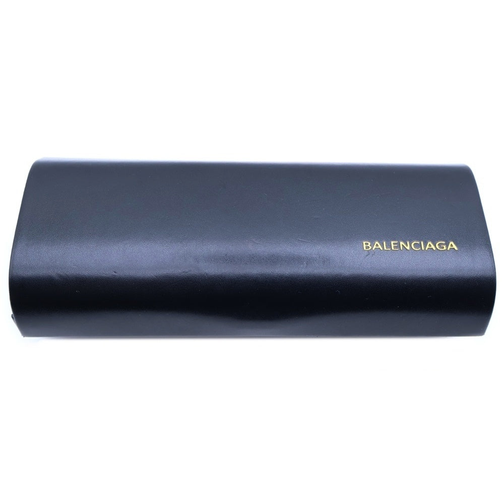 BALENCIAGA(バレンシアガ) サングラス キャットアイ型 セルフレーム フルリム ロゴ アイウェア シルバー BB0157S