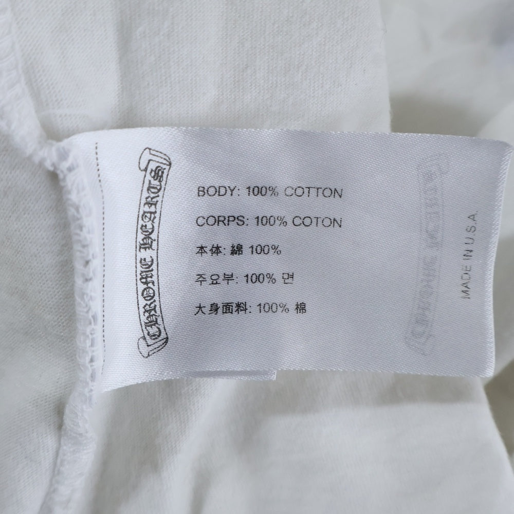 CHROME HEARTS(クロムハーツ) MLTCOL CEM CRS TEE マルチカラーセメタリークロス半袖カットソー Tシャツ ホワイト
