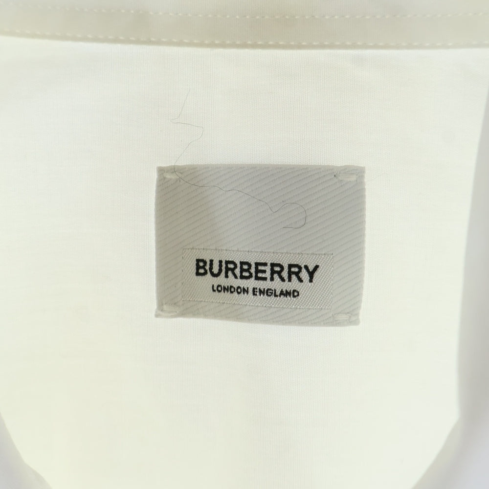 BURBERRY(バーバリー) RUBBER LOGO SHIRTS ラバーロゴ長袖シャツ ホワイト 8029258