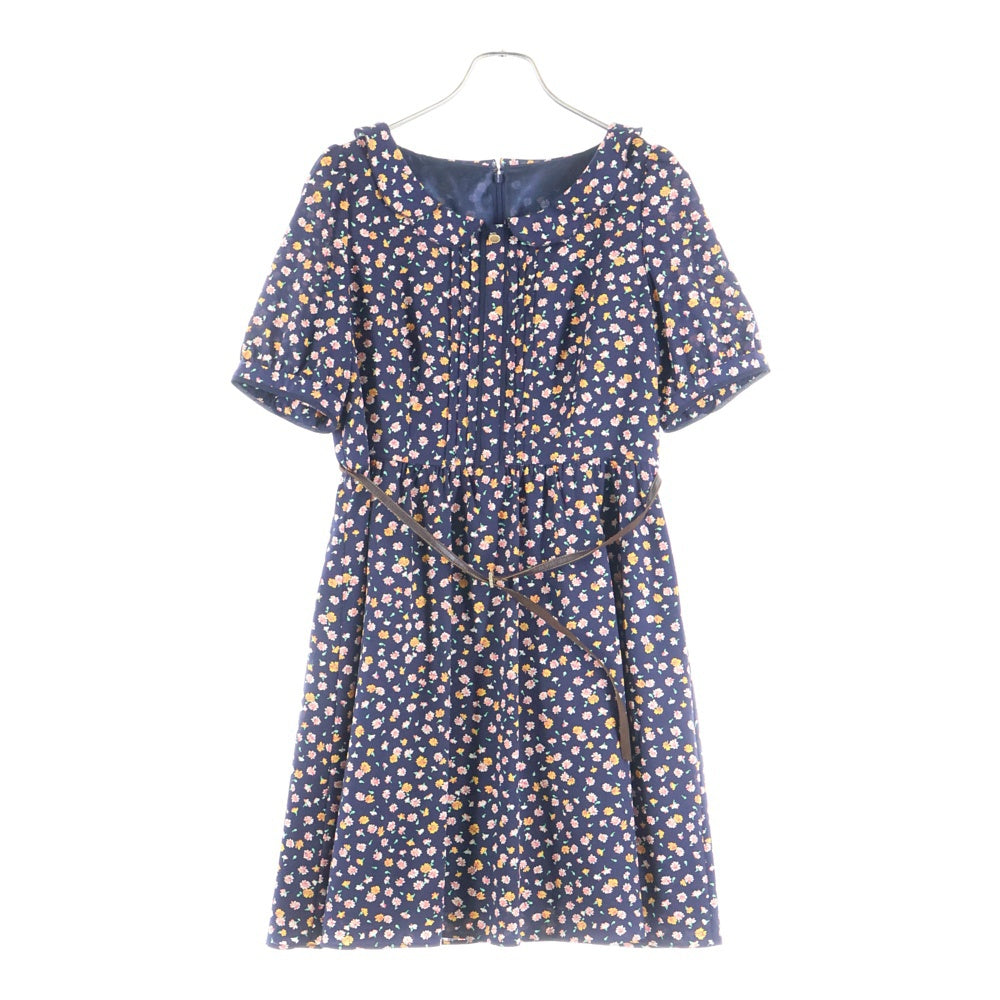 ef-de(エフデ) フラワープリント ひざ丈 ワンピース ネイビー レディース 95-21121056