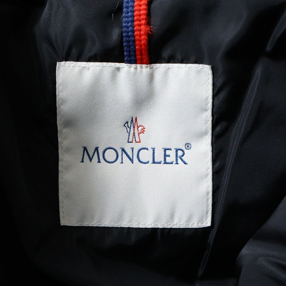 MONCLER(モンクレール) GENEVRIER GIUBBOTTO 320934991725 68065 ジュヌヴリエ ファーフード ロングダウンジャケット ブラック レディース