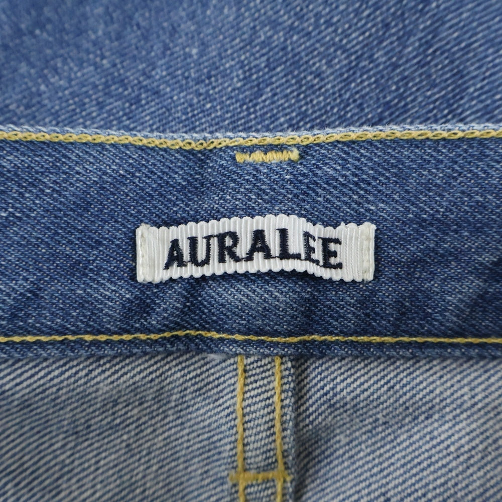 AURALEE(オーラリー) 20SS WASHED HARD TWIST DENIM 5P PANTS A20SP07DM ウォッシュド ハード デニムパンツ ジーンズ ブルー