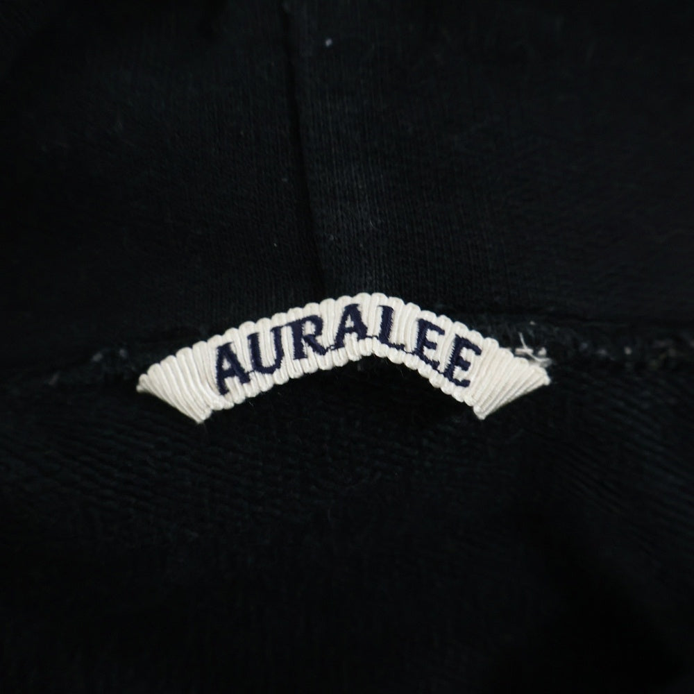 AURALEE(オーラリー) 20SS SUPER SOFT SWEAT BIG P/O PARKA A20SP01GU ソフト プルオーバーパーカー フーディー ブラック