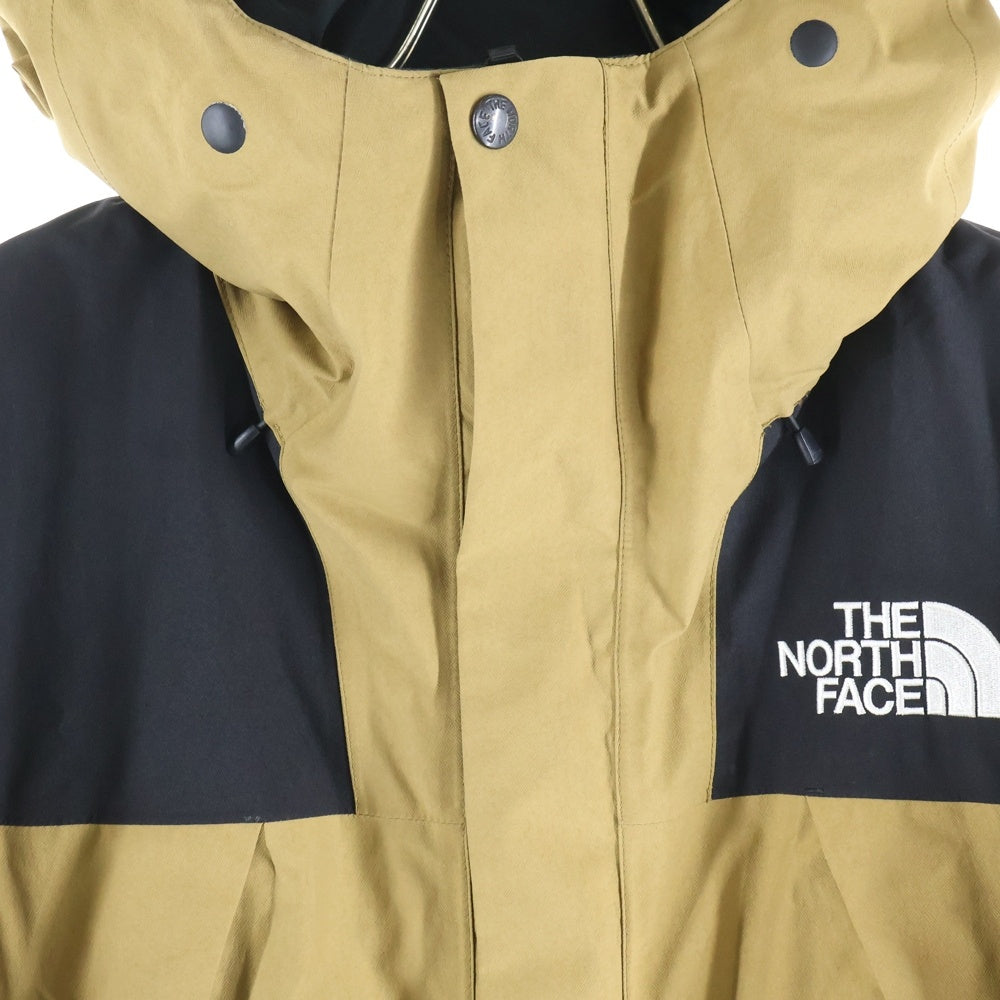 THE NORTH FACE(ザノースフェイス) MOUNTAIN JACKET GORE-TEX NP61800 マウンテンジャケット ゴアテックス ロゴ フーデッドナイロンジャケット ブラウン/ブラック