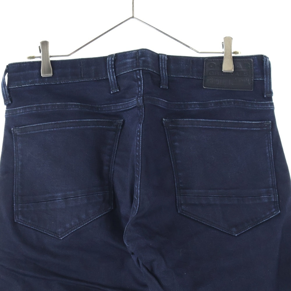 G-STAR RAW(ジースターロウ) AIRBLAZE 3D SKINNY ORIGINALS PITCH BLACK ジップフライ バイカーデニムパンツ ジーンズ ネイビー