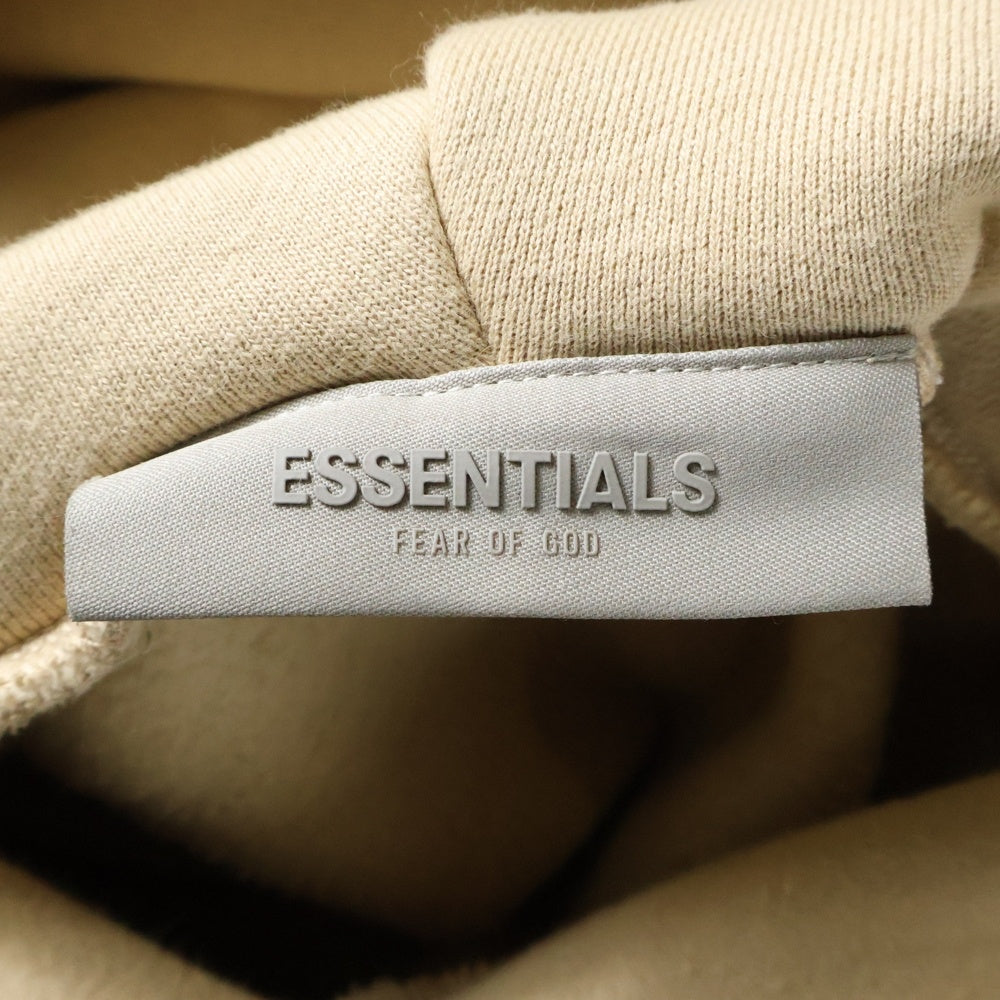 FOG Essentials(エフオージー エッセンシャルズ) Essenrials Hoodie ラバーロゴスウェットパーカー フーディ ベージュ
