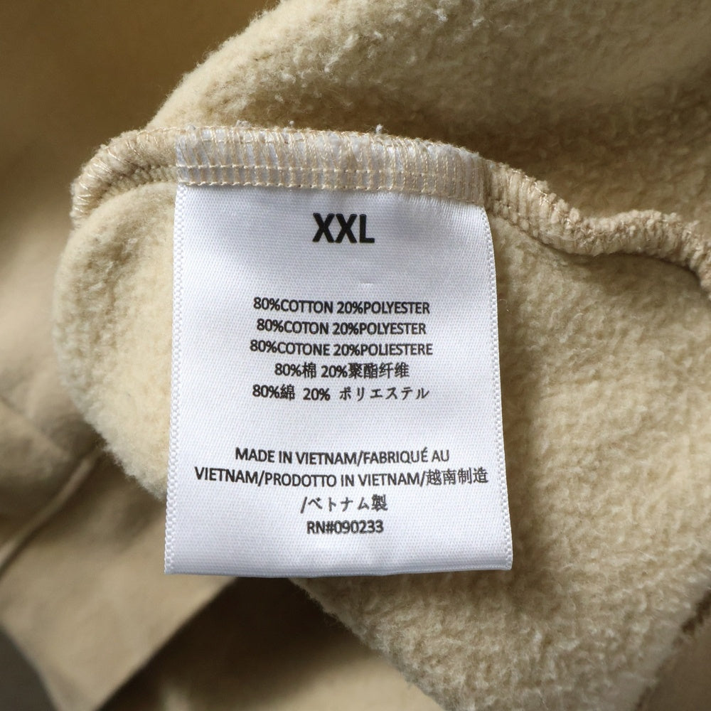 FOG Essentials(エフオージー エッセンシャルズ) Essenrials Hoodie ラバーロゴスウェットパーカー フーディ ベージュ