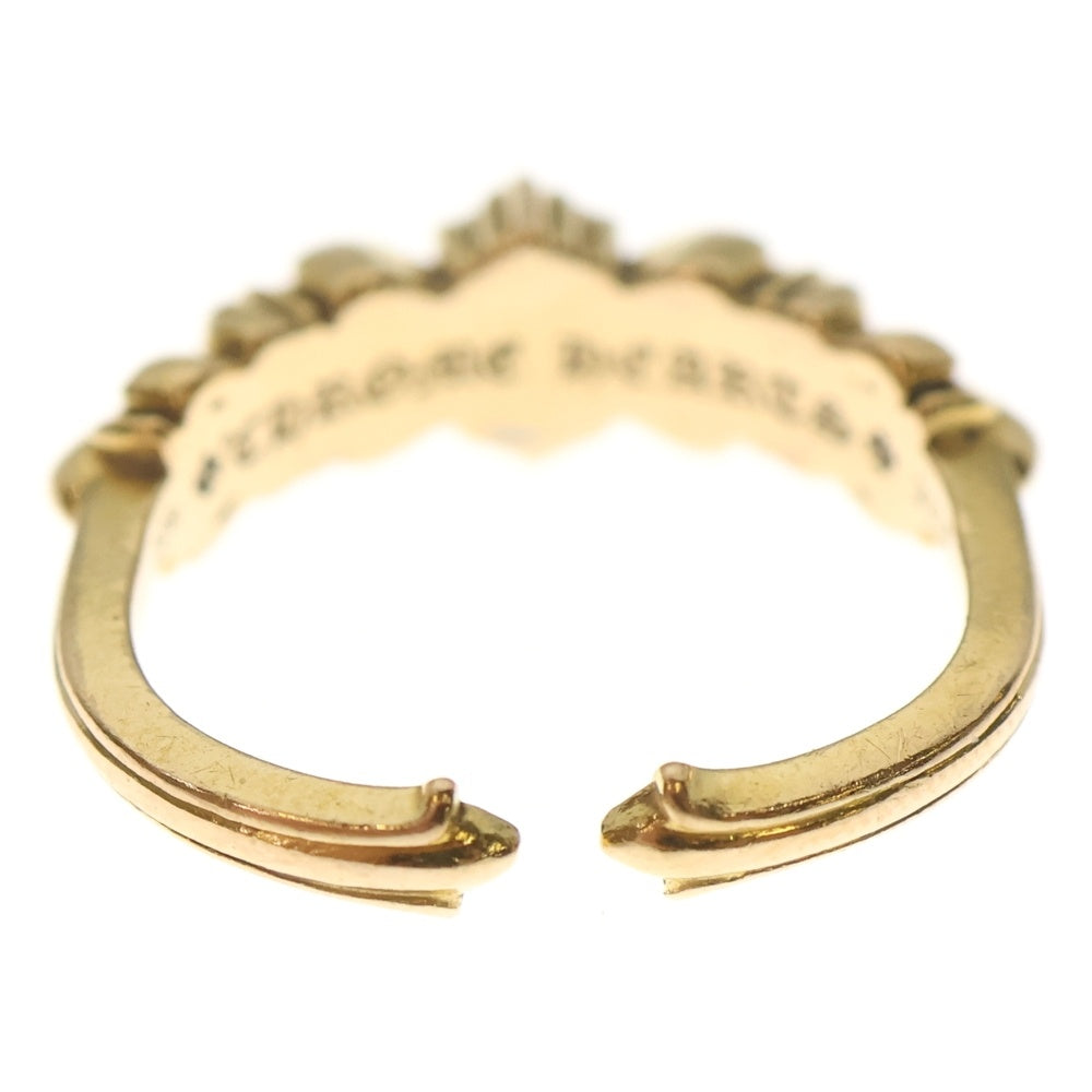 CHROME HEARTS(クロムハーツ) 22K BABY CLSC ベイビークラシックダブルフローラルリング ゴールド