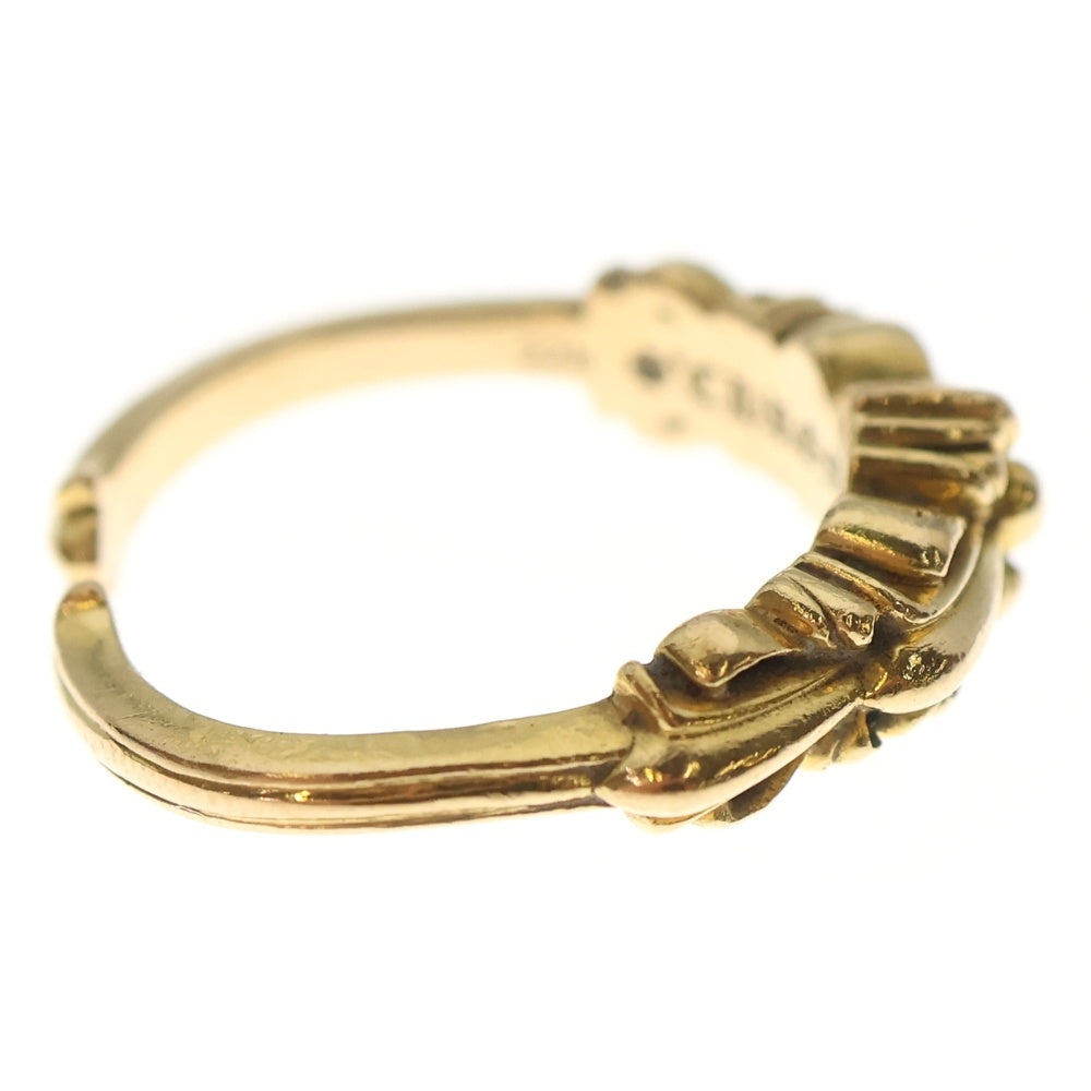 CHROME HEARTS(クロムハーツ) 22K BABY CLSC ベイビークラシックダブルフローラルリング ゴールド