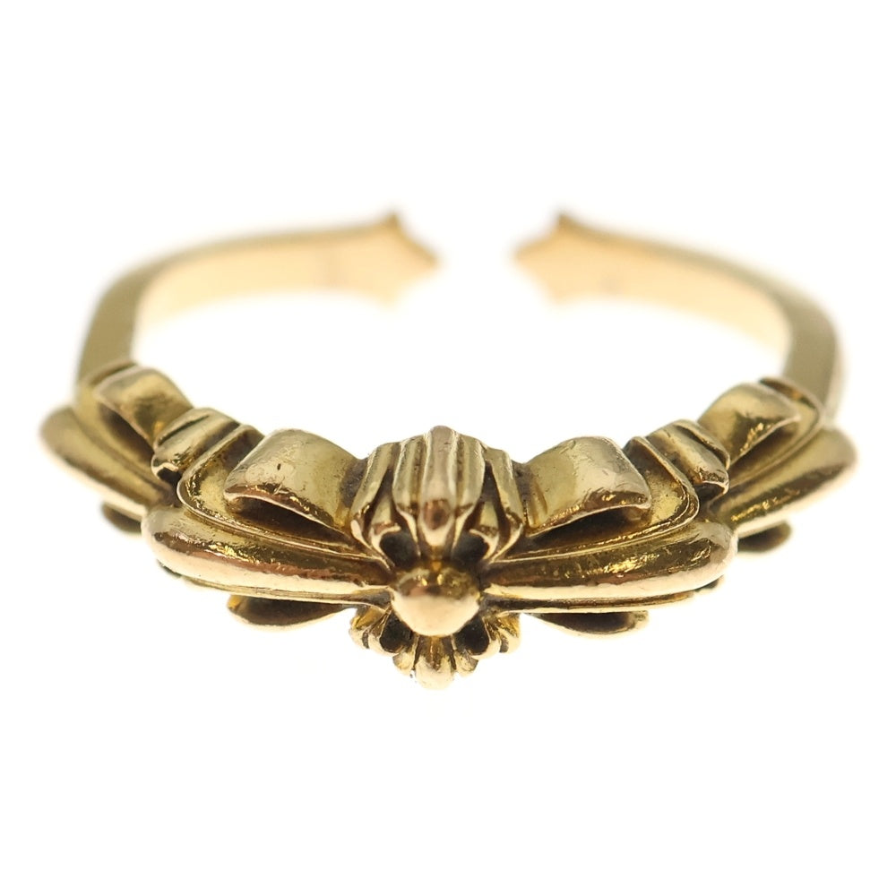 CHROME HEARTS(クロムハーツ) 22K BABY CLSC ベイビークラシックダブルフローラルリング ゴールド
