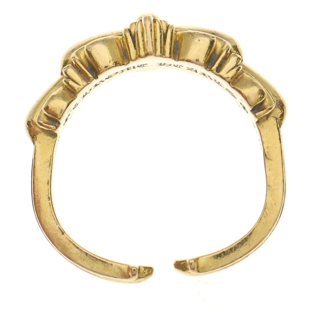 CHROME HEARTS(クロムハーツ) 22K BABY CLSC ベイビークラシックダブルフローラルリング ゴールド