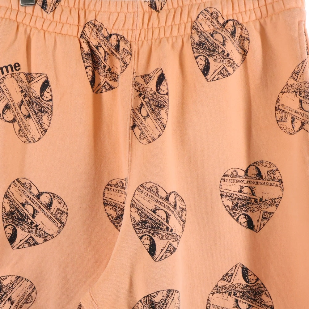 SUPREME(シュプリーム) 24AW Love Cash Sweatpant ラブキャッシュ プリントスウェットパンツ オレンジ