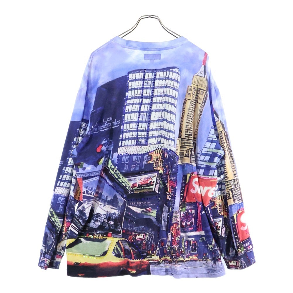 SUPREME(シュプリーム) 25SS Skyline Sequin L/S Tee スカイラインシークイン長袖Tシャツ マルチ