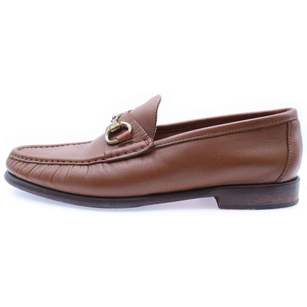 TOMORROWLAND(トゥモローランド) ×FRANCO BOSCHI Leather Loafers ×フランコボスキ ビット レザーローファー ブラウン