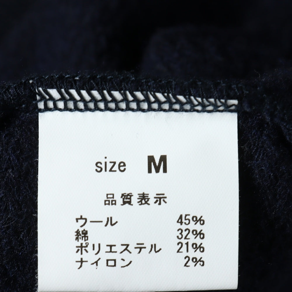 NO BRAND(ノーブランド) O.C CREW【オーシークルー】 Wool Jacket CLANKED バック刺繍 ウール ボタンジャケット ネイビー/ホワイト