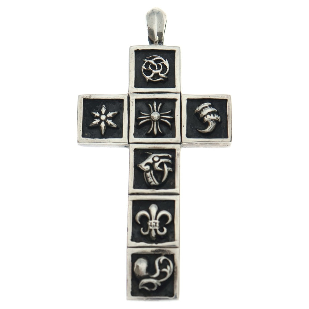 CHROME HEARTS(クロムハーツ) MULTI FRAMED CROSS マルチフレームドクロス ペンダントトップ シルバー BCA292