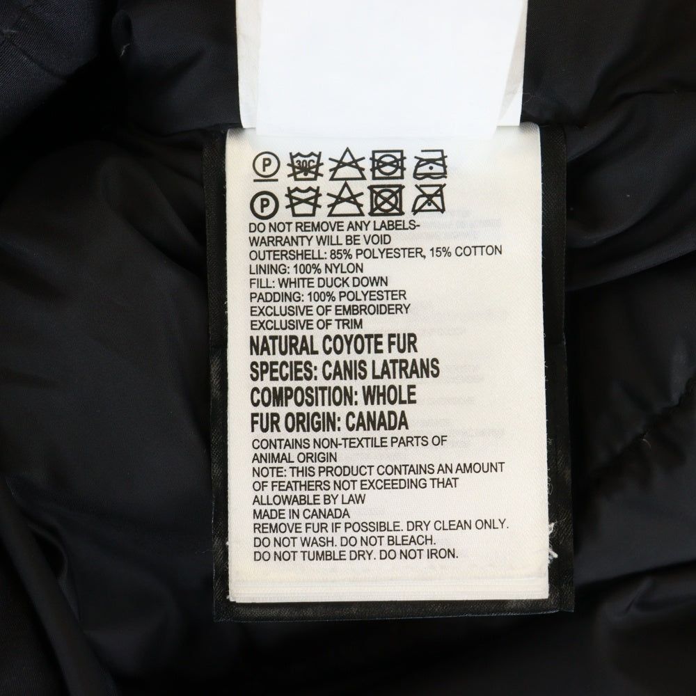 CANADA GOOSE(カナダグース) JASPER PARKA 3438JM ジャスパーパーカ ファー付き ダウンジャケット ネイビー 3438JM