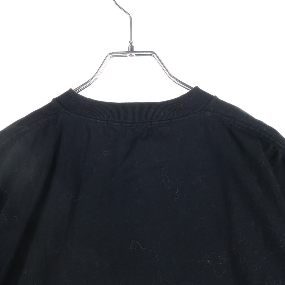 GOD SELECTION XXX(ゴッドセレクショントリプルエックス) Front Print S/S T-Shirt フロントプリント クルーネック半袖Tシャツカットソー ブラック