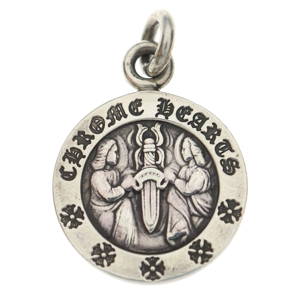 CHROME HEARTS(クロムハーツ) CHRM ANGL MDL V2 エンジェルメダルチャーム ペンダントトップ シルバーBCA229