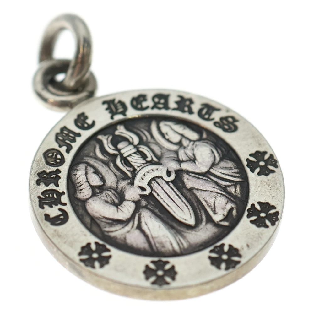 CHROME HEARTS(クロムハーツ) CHRM ANGL MDL V2 エンジェルメダルチャーム ペンダントトップ シルバーBCA229