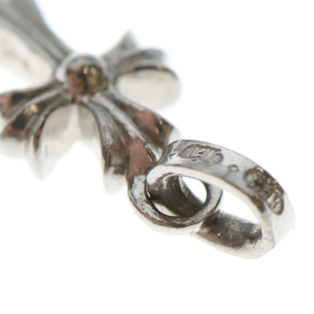 CHROME HEARTS(クロムハーツ) 18KWG CRS BBYFAT P/SAP ベイビーファットクロス PAVEピンクサファイア ペンダントトップ ホワイトゴールド