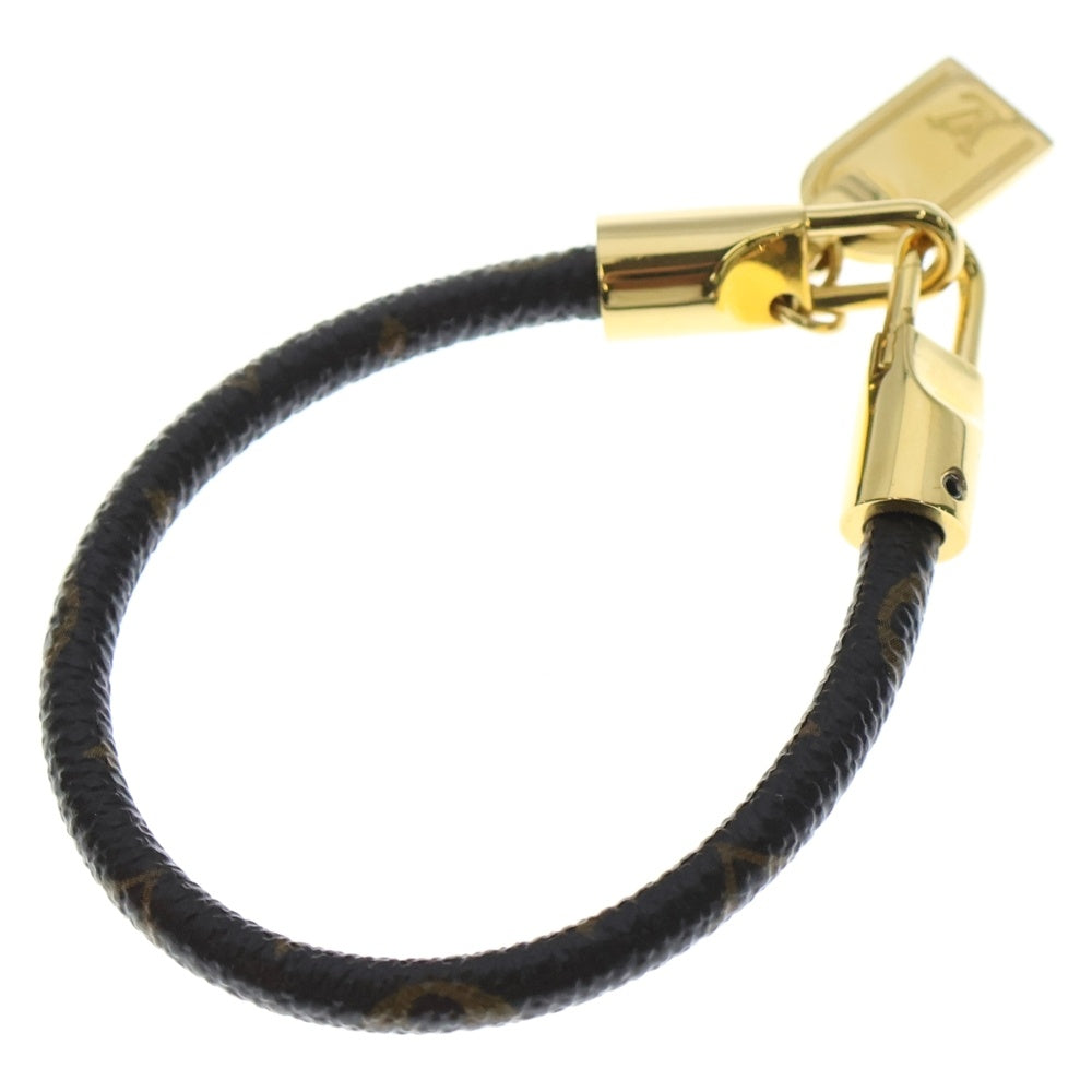 LOUIS VUITTON(ルイヴィトン) モノグラム レ ラックイット レザー ブレスレット ブラウン/ゴールド M6605E